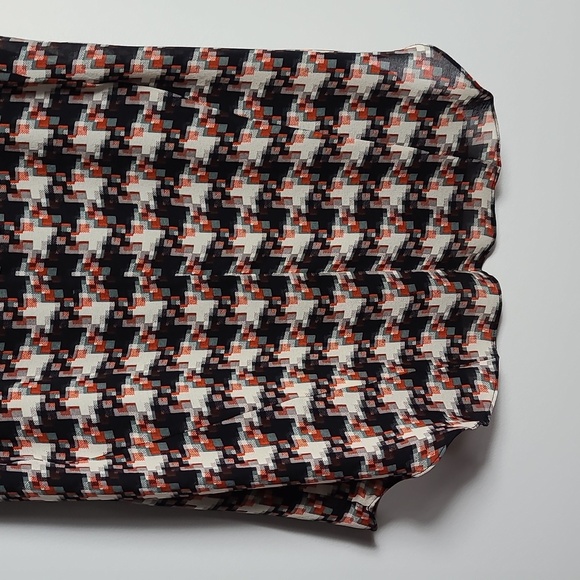 RAG & BONE Clemence Lamb Leather And Silk Shoulder Tank Top Size XSmall - Picture 11 of 16